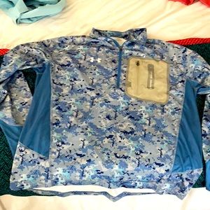 Under armor high-performance fishing shirt.